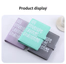 100 Envelope Savings Challenge Binder A5 Budget Planner Book PU Leather Cash Stuffing Money Organiser with Magnetic Closure & Tracker (Purple)