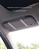 Car Visor Vanity Mirror with Dual Colour LED Lights Rechargeable Sun Visor Makeup Mirror Dimmable Dual Touch Control (White)