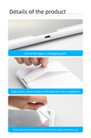Car Visor Vanity Mirror with Dual Colour LED Lights Rechargeable Sun Visor Makeup Mirror Dimmable Dual Touch Control (White)