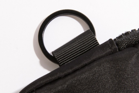 Small Nylon Coin Purse Zip Wallet Waterproof Mini Pouch Key Card Holder Lightweight EDC Organizer Khaki (12x9cm)
