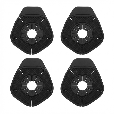 4 PCS Universal Car Wiper Hole Protective Covers Silicone Dust Guard for Windshield Wiper Arms Prevents Leaves Debris and Snow Blockage Black