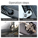 Heavy Duty Adjustable Car Wiper Arm Puller Tool Battery Terminal & Alternator Bearing Remover 9-30mm Opening Universal Windscreen Repair Tool
