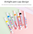 12 Colour Oil Based Paint Marker Pens Set 3.0mm Medium Tip Waterproof Permanent Ink for Rock Painting Metal Glass Rubber Tyres Wood DIY Art