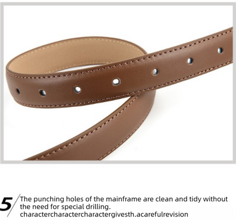 Women's Genuine Leather Thin Belt 2.3cm Width Minimalist Gold D-Shaped Buckle Casual Waist Strap for Jeans Dresses Coffee 105cm