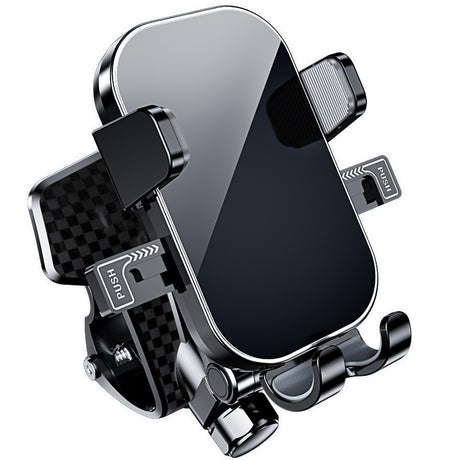 Universal Dashboard Car Phone Holder 360° Rotating Clip Mount HUD Design Anti-Slip Cradle for 4-7.2 Inch Smartphones GPS Navigation