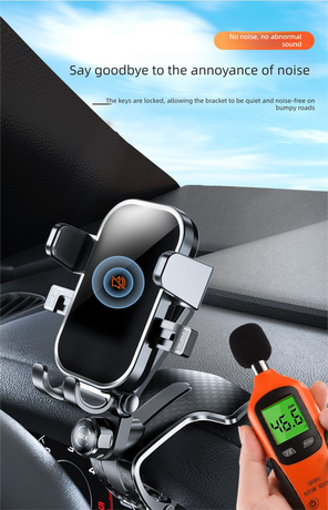 Universal Dashboard Car Phone Holder 360° Rotating Clip Mount HUD Design Anti-Slip Cradle for 4-7.2 Inch Smartphones GPS Navigation