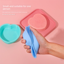 Heart Shaped Silicone Baking Mould - Non-Stick Mousse Cake & Jelly Pan - Easy Release Polished Interior for Valentine's Day Desserts (Serenity Blue, 11.5cm)
