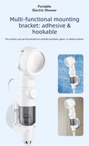 Portable Electric Outdoor Shower Kit Handheld Battery-Powered Shower Head Set for Camping, Dormitories, and Construction Sites