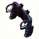 K21 Mobile Game Controller Gamepad L1 R1 Trigger Fire Buttons Ergonomic Grip for PUBG COD Mobile iOS Android Phone Black