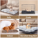 Luxury Long Plush Pet Bed Mat Faux Fur Crate Pad 80x55cm Creamy White Soft Warm Cushion for Medium to Large Dogs