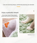 Thickened Pet Sofa Bed S Size 40x25cm Coffee Dog Mat with Integrated Pillow Soft Washable Sleeping Pad for Dogs and Cats All Season Comfort