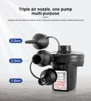 Electric Air Pump AC 220V-240V Portable Quick Inflator Deflator with 3 Nozzles for Air Mattress Pool Floats Vacuum Storage Bags AU Plug