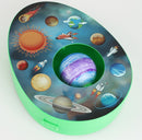 Easter Egg Decorating Kit Electric DIY Planet and Galaxy Painting Machine with 8 Markers and 3 Toy Eggs Space Set