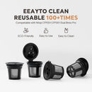 Reusable K-Cup Coffee Pod Filter for Ninja Dual Brew Coffee Makers Triple Hole Capsule Shell UA2227