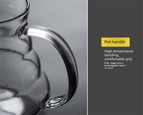 360ml Borosilicate Glass Coffee Server - Heat Resistant 