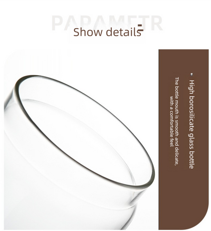 1200ml Large Vacuum Sealed Glass Canister - One-Press Airtight Food Storage Jar - High Borosilicate Coffee Bean Container & Pantry Organiser (White Lid)
