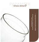 1200ml Large Vacuum Sealed Glass Canister - One-Press Airtight Food Storage Jar - High Borosilicate Coffee Bean Container & Pantry Organiser (Black Lid)