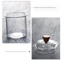 1500ml Heat Resistant Glass Teapot with Bamboo Handle and Glass Infuser Loose Leaf Tea Maker for Home