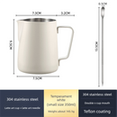 350ml Stainless Steel Milk Frothing Pitcher with Latte Art Pen Pointed Spout Steaming Jug Set for Home Baristas White