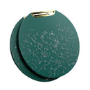 35X35CM Thickened Circular Standable Cutting Board - Food-Grade Double-Sided Kitchen Board with Space-Saving Vertical Storage