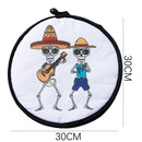 2-Pack 12-Inch Tortilla Warmer Pouch for Soft Tacos, Pancakes & Potatoes (30x30cm, Style 2)