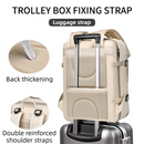 Pink Expandable Travel Laptop Backpack with USB Charging Port - Waterproof Nylon Business Bag with 11cm Depth Extension (45x32cm)