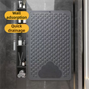 Pink Eco-Friendly Bath Mat with Massage Points - Anti-Slip Suction Cup Safety Bathroom Rug (L Size 86.5X53x2 CM)