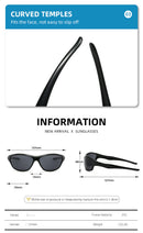 3-Pack Retro Oval Sports Sunglasses - Lightweight UV400 Protection Trendy Sun Glasses for Cycling, Hiking & Streetwear