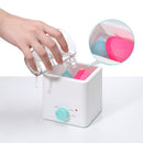 Orange Portable 2-in-1 High-Temperature Steam & Boiling Sterilizer for Silicone Period Cups - Automatic One-Button Sanitizer Hygiene Device