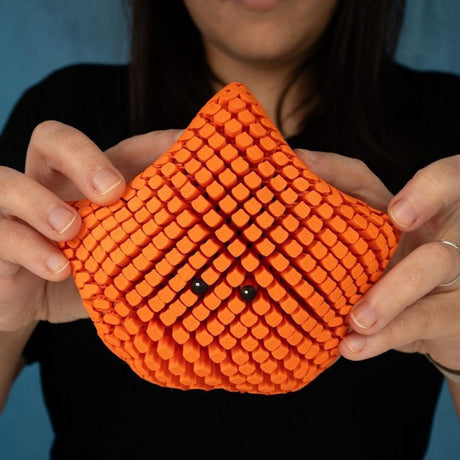 Pink 3D-Printed Articulated Starfish Fidget Toy for Stress Relief - Eco-Friendly 12cm Sensory Toy for Kids & Adults