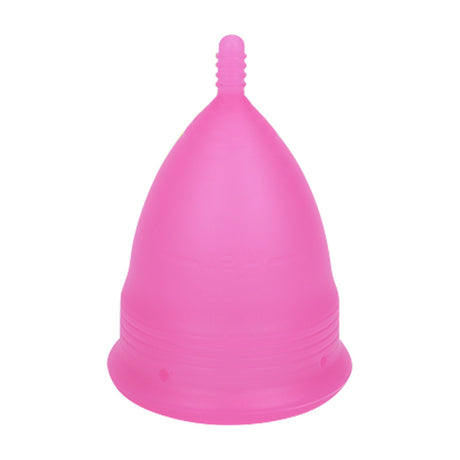 2PCS Reusable Medical Grade Silicone Menstrual Cup(XS Size) & 2PCS Matching Sterilizer Box - Microwave Safe Disinfector Case, Heat Resistant 130°C (Pink Set)