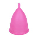 2PCS Reusable Medical Grade Silicone Menstrual Cup(S Size) & 2PCS Matching Sterilizer Box - Microwave Safe Disinfector Case, Heat Resistant 130°C (Pink Set)