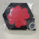 Black Hexagon 4-Layer 12-Pocket Explosion Gift Box(DIY) - Creative Handmade Photo Album & Scrapbook for Anniversaries & Birthdays