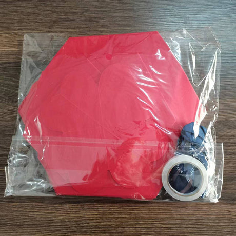 Red Hexagon 4-Layer 12-Pocket Explosion Gift Box(DIY) - Creative Handmade Photo Album & Scrapbook for Anniversaries & Birthdays