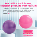 Blue Professional Pilates Ring & Yoga Ball Set - Multipurpose Home Fitness Equipment for Whole-Body Core Training & Pelvic Floor Strengthening