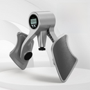 2-in-1 Sliver Smart LCD Counting Kegel Trainer for Glute Lifting & Leg Toning - Adjustable Resistance & 360° Rotating Baffles for Postpartum Recovery & Pelvic Health