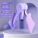 2-in-1 Purple Kegel Trainer for Glute Lifting & Leg Toning - Adjustable Resistance & 360° Rotating Baffles for Postpartum Recovery & Pelvic Health