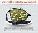 Green Lightweight Running Waist Pack with Stable Bottle Holder - Multi-Functional Nylon Sports Fanny Pack for Marathon, Hiking, Cycling & Climbing