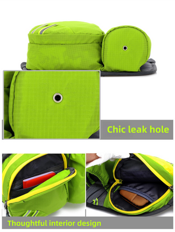 Green Lightweight Running Waist Pack with Stable Bottle Holder - Multi-Functional Nylon Sports Fanny Pack for Marathon, Hiking, Cycling & Climbing