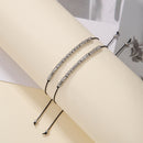 Stainless Steel Morse Code Bracelet(16-26cm) with Secret Message I Love You - Meaningful Gift for Best Friends, Sisters & Family