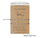 Stainless Steel Morse Code Bracelet(16-26cm) with Secret Message I Love You - Meaningful Gift for Best Friends, Sisters & Family