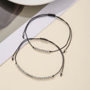 Stainless Steel Morse Code Bracelet(16-26cm) with Secret Message My Person - Meaningful Gift for Best Friends, Sisters & Family