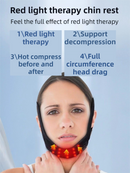 Breathable V-Line Chin Strap with 15 high-intensity Red-Light LEDs for Facial Firming & Skin Rejuvenation