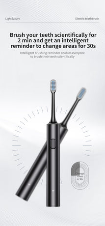 White Sonic Electric Toothbrush Kit with 5 Cleaning Modes, 8 Heads & Travel Case - Smart Timer & Quad-Pacer, Soft Double-Arc Bristles and 120-Day Long Battery Life