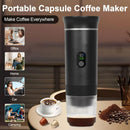 Black 3-in-1 Portable Espresso Maker with Self-Heating and One-Touch Cold Hot Brew - Smart Digital Display & 20Bar High Pressure for Rich Crema