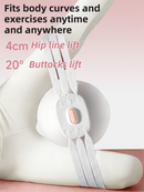Grey 3-Level Resistance Pelvic Floor & Inner Thigh Trainer - Multi-Function Kegel Exercise Set with 25cm Yoga Ball & 3-Pair Resistance Rope