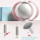 Grey 3-Level Resistance Pelvic Floor & Inner Thigh Trainer - Multi-Function Kegel Exercise Set with 25cm Yoga Ball & 3-Pair Resistance Rope