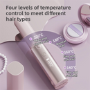 Coffee 2-in-1 Wireless Hair Styler with 4 Temperature Settings, Dual Anti-Scalding & Cap - 3D Ceramic Heating Brush with Essential Oil Coating