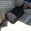 Grey Waterproof Towel Car Single Seat Cover - Universal Non-Slip Sweat-Absorbent Bucket Seat Protector for Gym Fitness and Beach