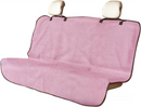 Pink Waterproof Towel Car Back Seat Cover - Universal Non-Slip Sweat-Absorbent Bucket Seat Protector for Gym Fitness and Beach
